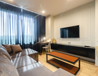 Stylish apartment on the 17th floor in residential complex New York