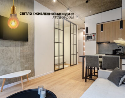 Studio apartment in loft style on the 2nd floor in RC ”Yaroslaviv Grad”