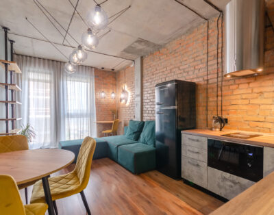 Stylish apartment overlooking the Dnipro